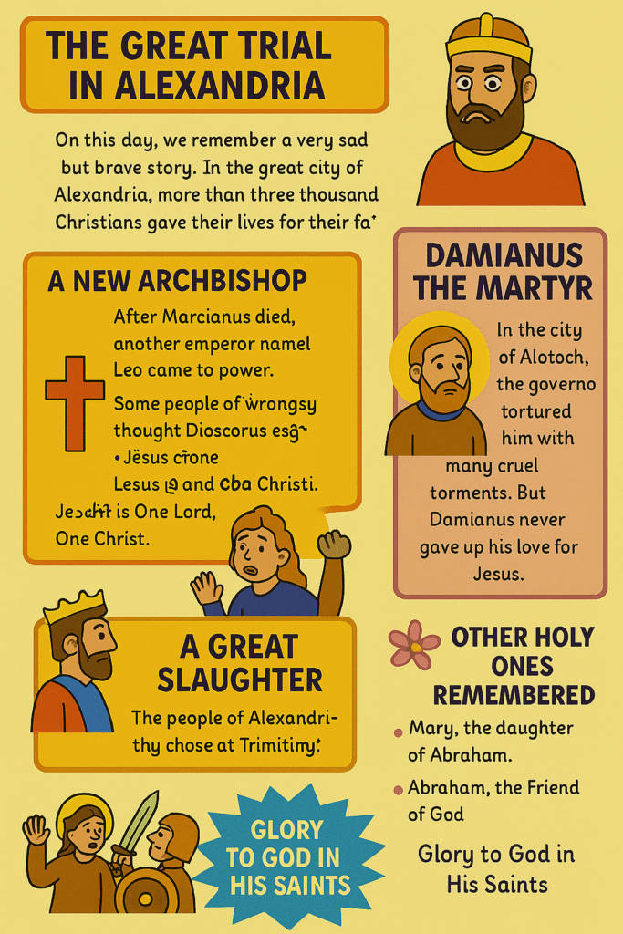 Nehase 23 Synaxarium Infographic